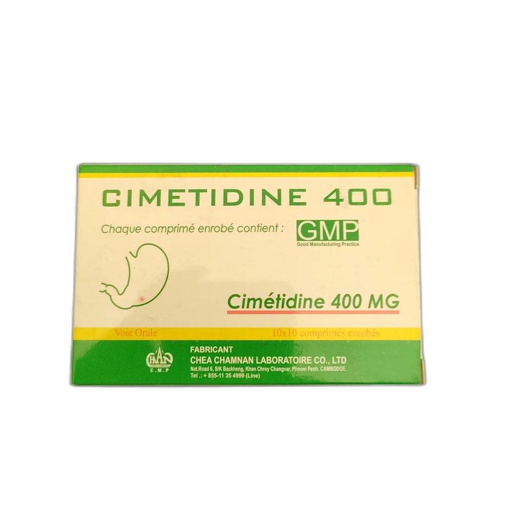Cimetidine (Chea Chamnan) — available at pharmacies in Cambodia on PharmKulen