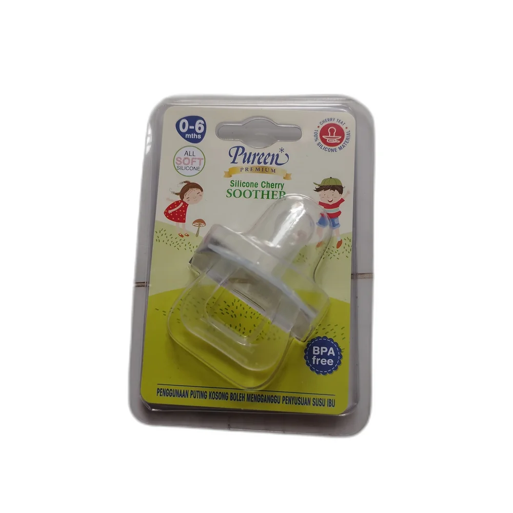 Pureen Premium Silicone Cherry Soother (0-6 Months) — available at pharmacies in Cambodia on PharmKulen