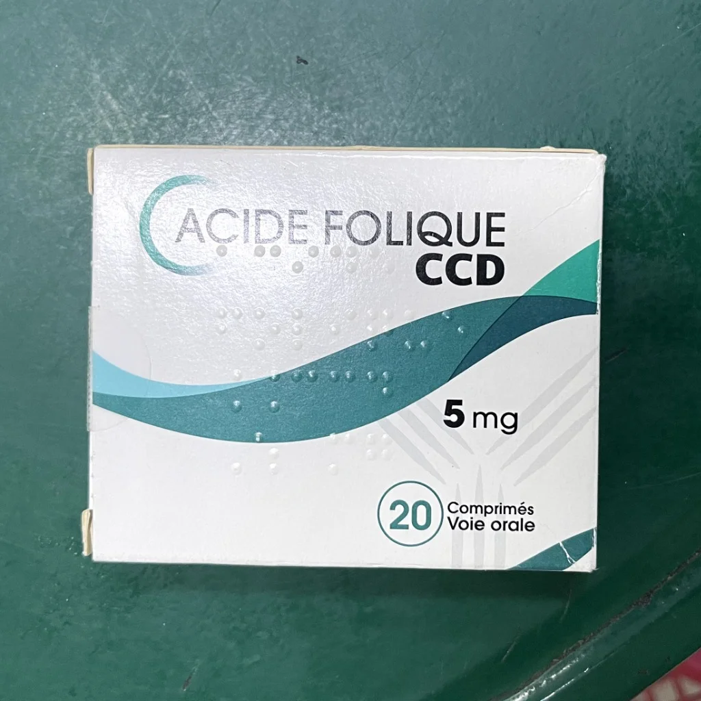 Acide Folique CCD — available at pharmacies in Cambodia on PharmKulen