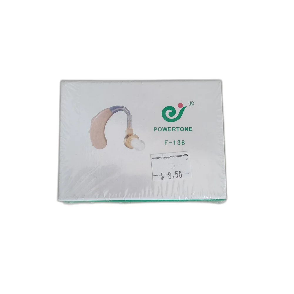 Powertone F-138 Hearing Aid — available at pharmacies in Cambodia on PharmKulen