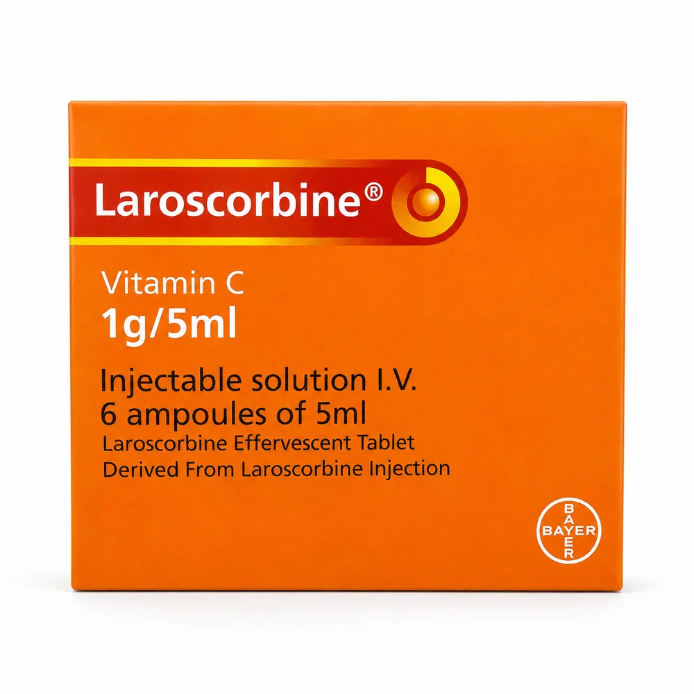 Laroscorbine — available at pharmacies in Cambodia on PharmKulen