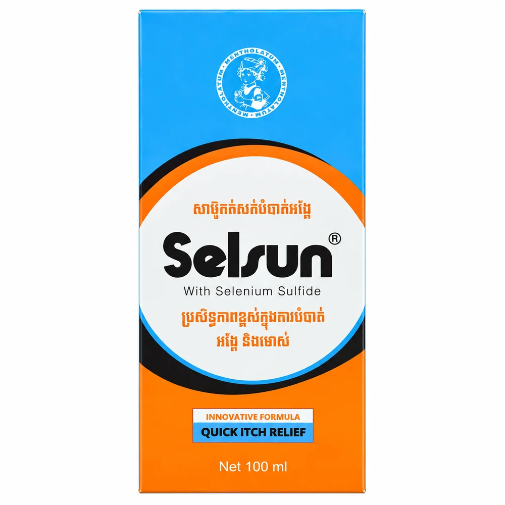 Selsun — available at pharmacies in Cambodia on PharmKulen