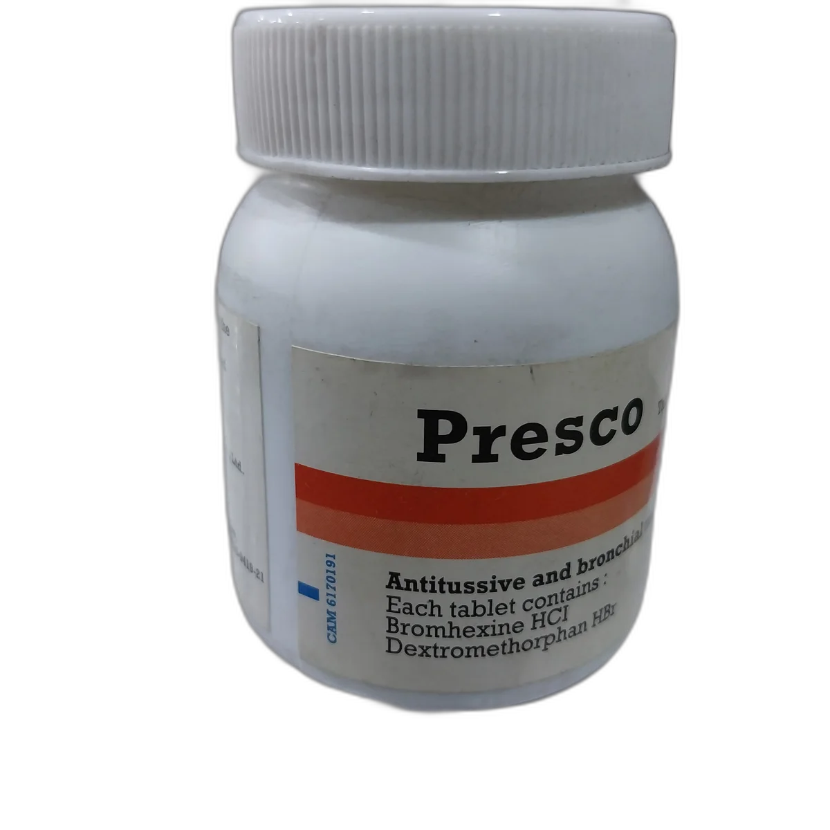 Presco — available at pharmacies in Cambodia on PharmKulen