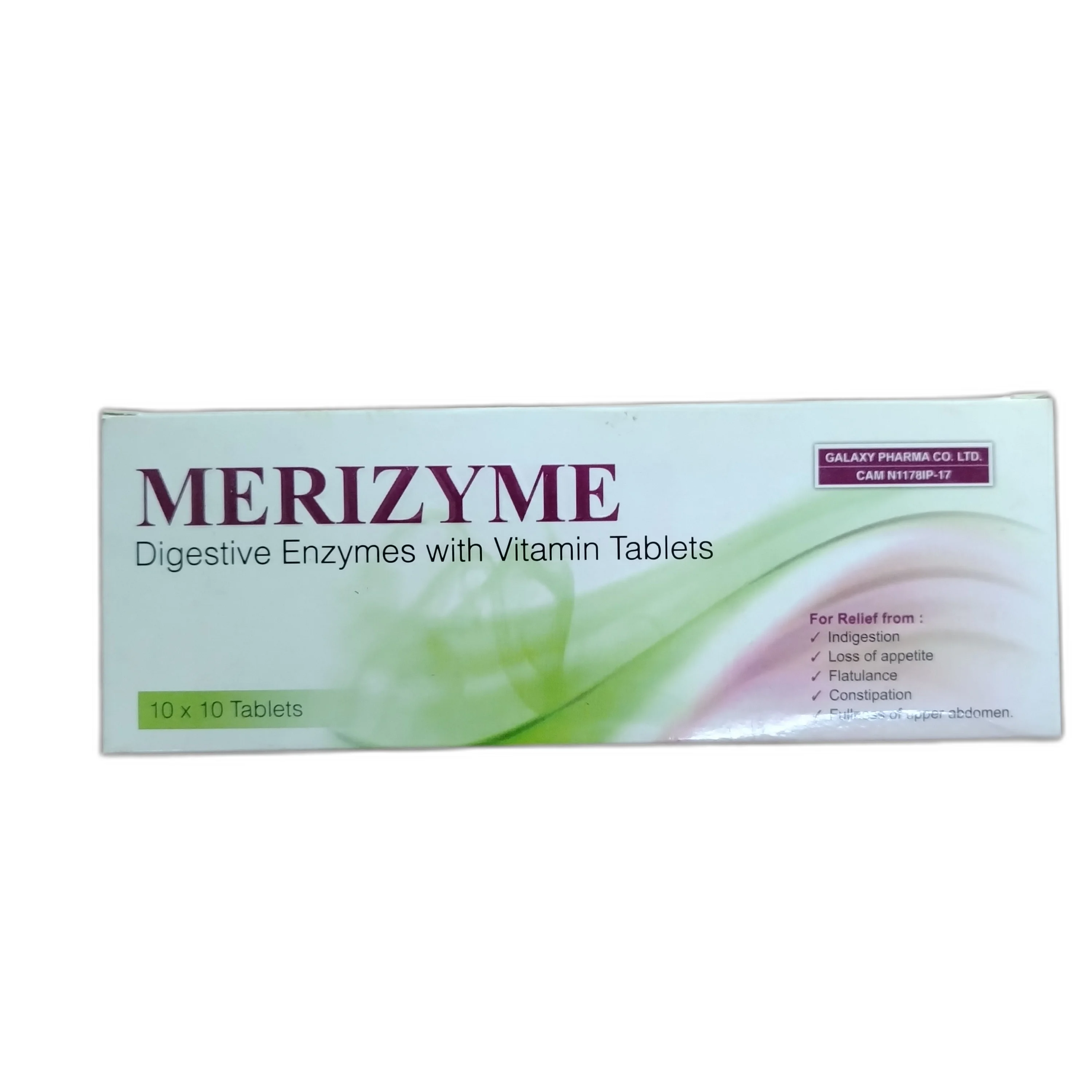 Merizyme — available at pharmacies in Cambodia on PharmKulen