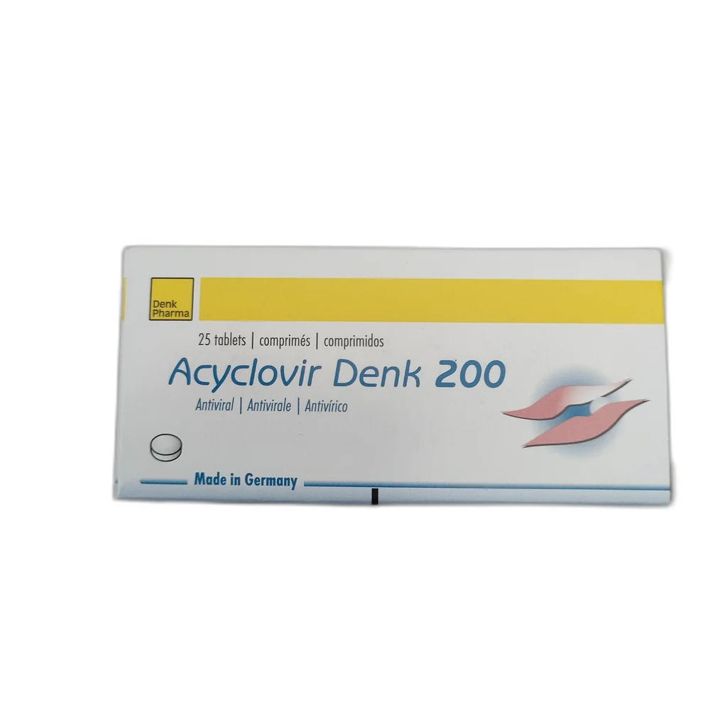 Acyclovir Denk 200 — available at pharmacies in Cambodia on PharmKulen