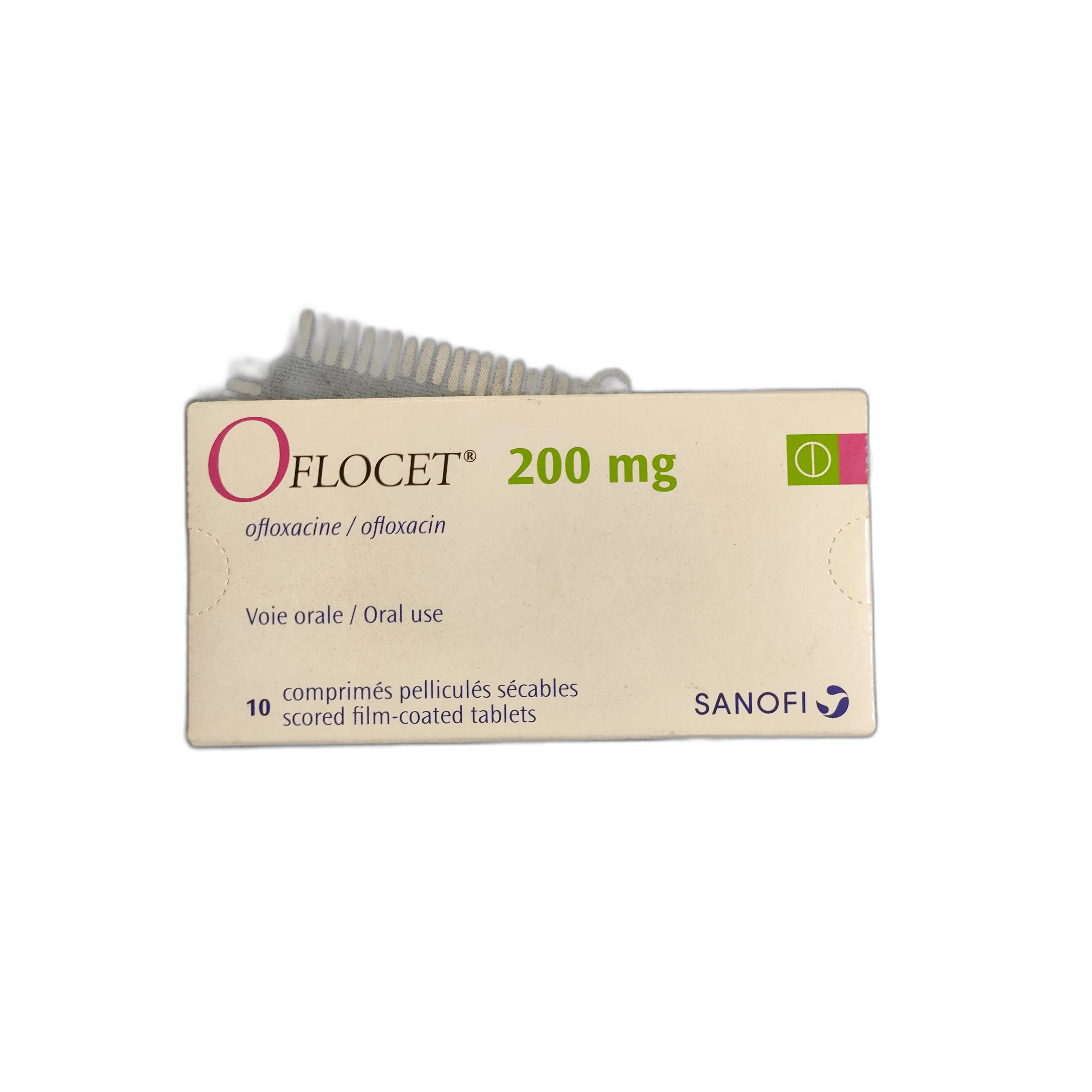 Oflocet 200 mg — available at pharmacies in Cambodia on PharmKulen