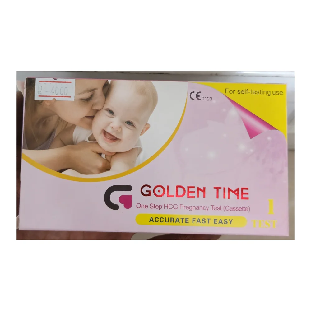 Golden Time One Step HCG Pregnancy Test — available at pharmacies in Cambodia on PharmKulen