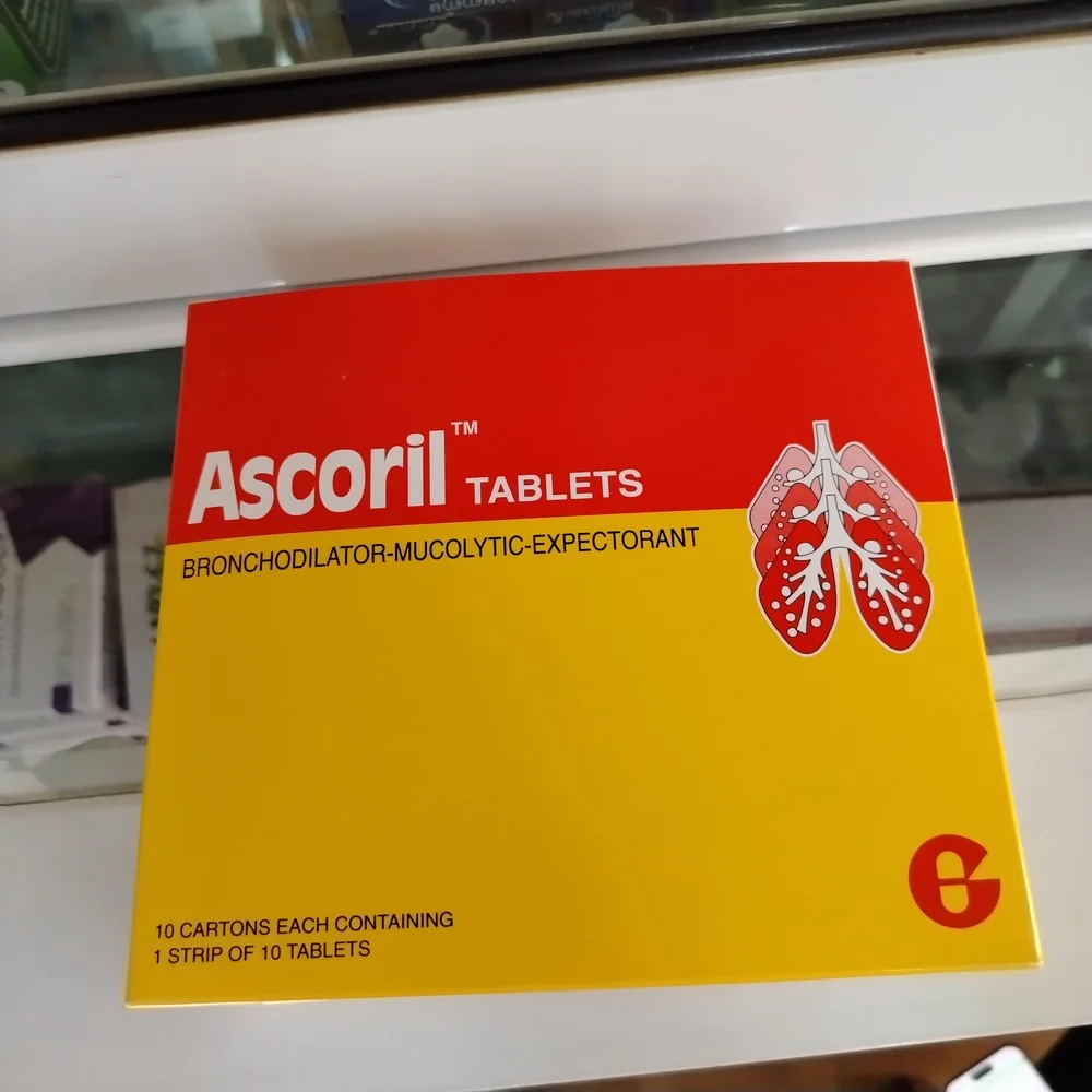 Ascoril — available at pharmacies in Cambodia on PharmKulen