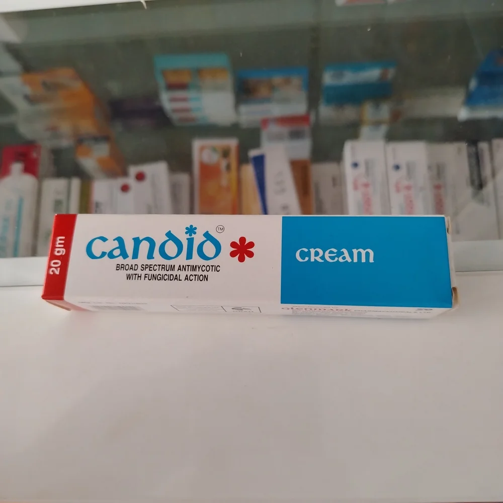 Candid Cream — available at pharmacies in Cambodia on PharmKulen
