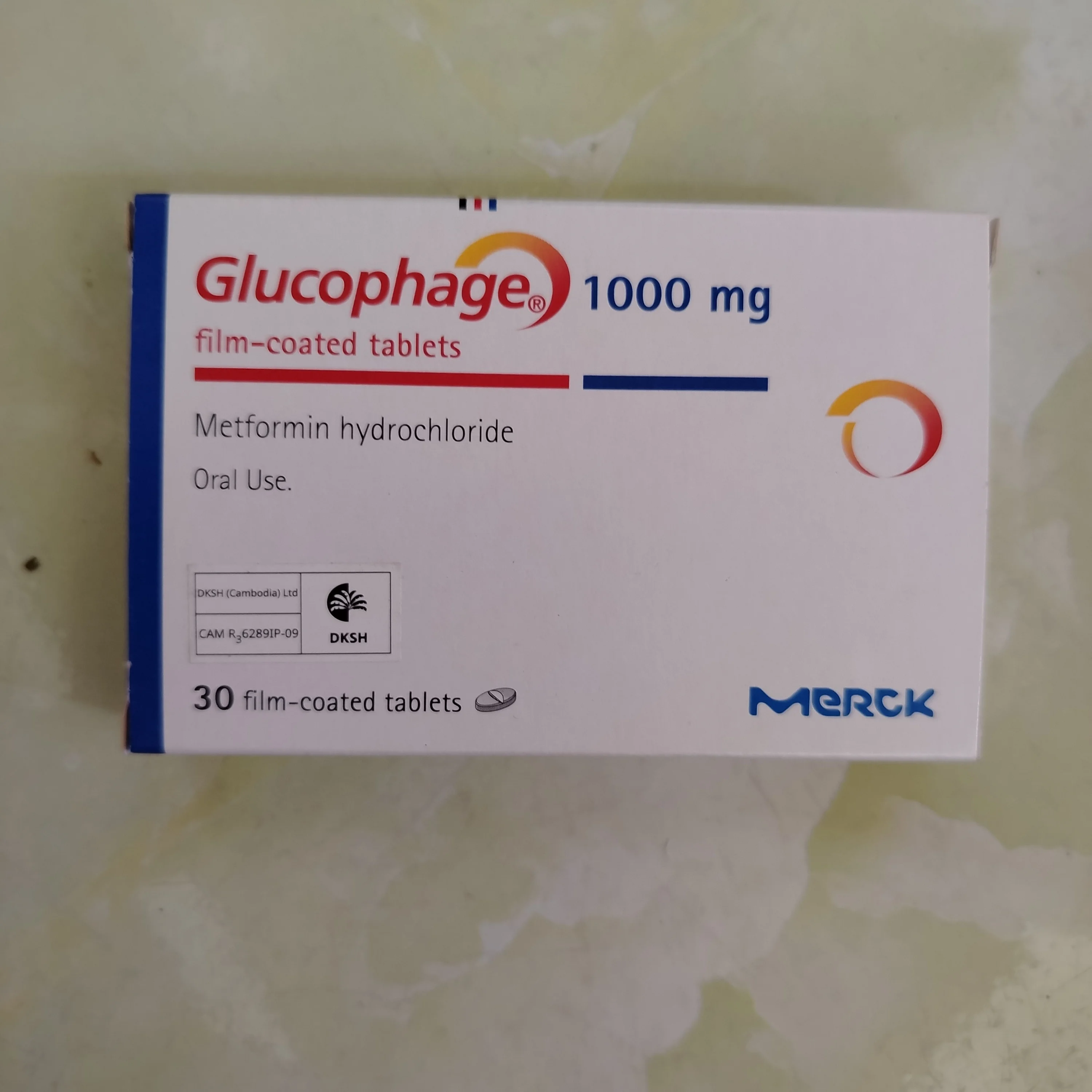 Glucophage — available at pharmacies in Cambodia on PharmKulen
