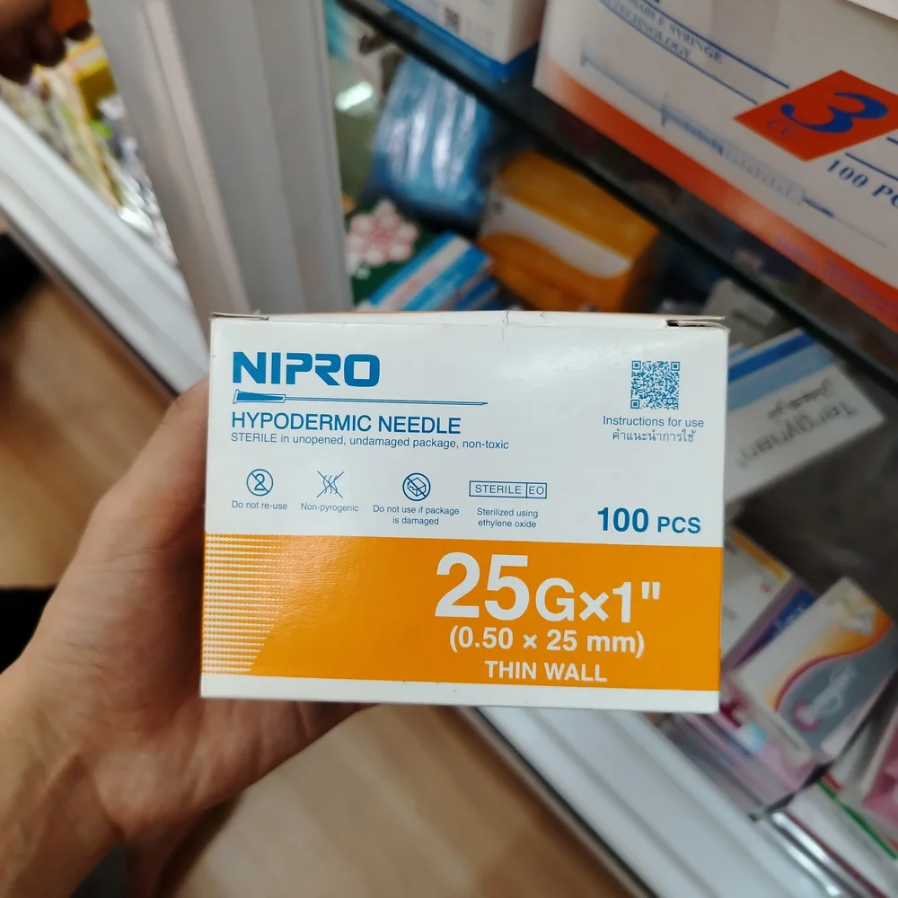 Nipro Hypodermic Needle — available at pharmacies in Cambodia on PharmKulen