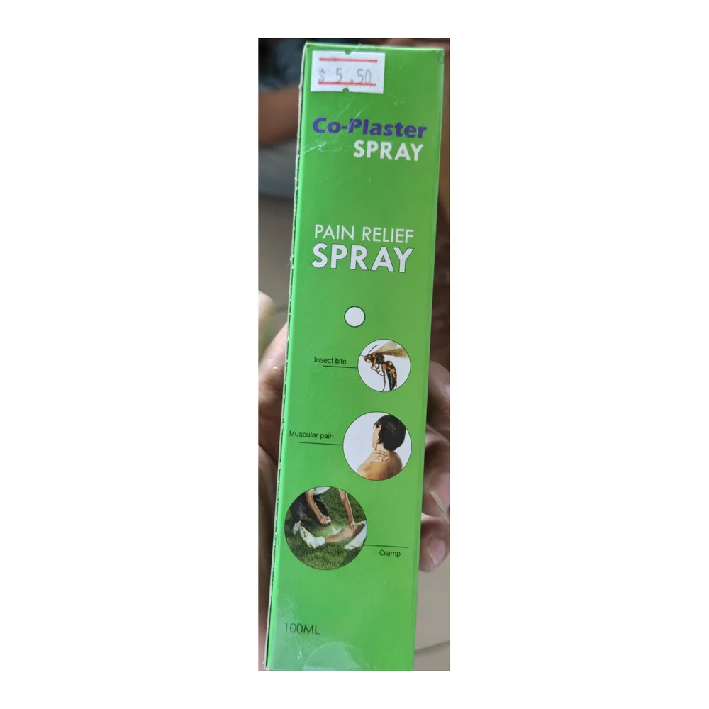 Co-Plaster Spray — available at pharmacies in Cambodia on PharmKulen