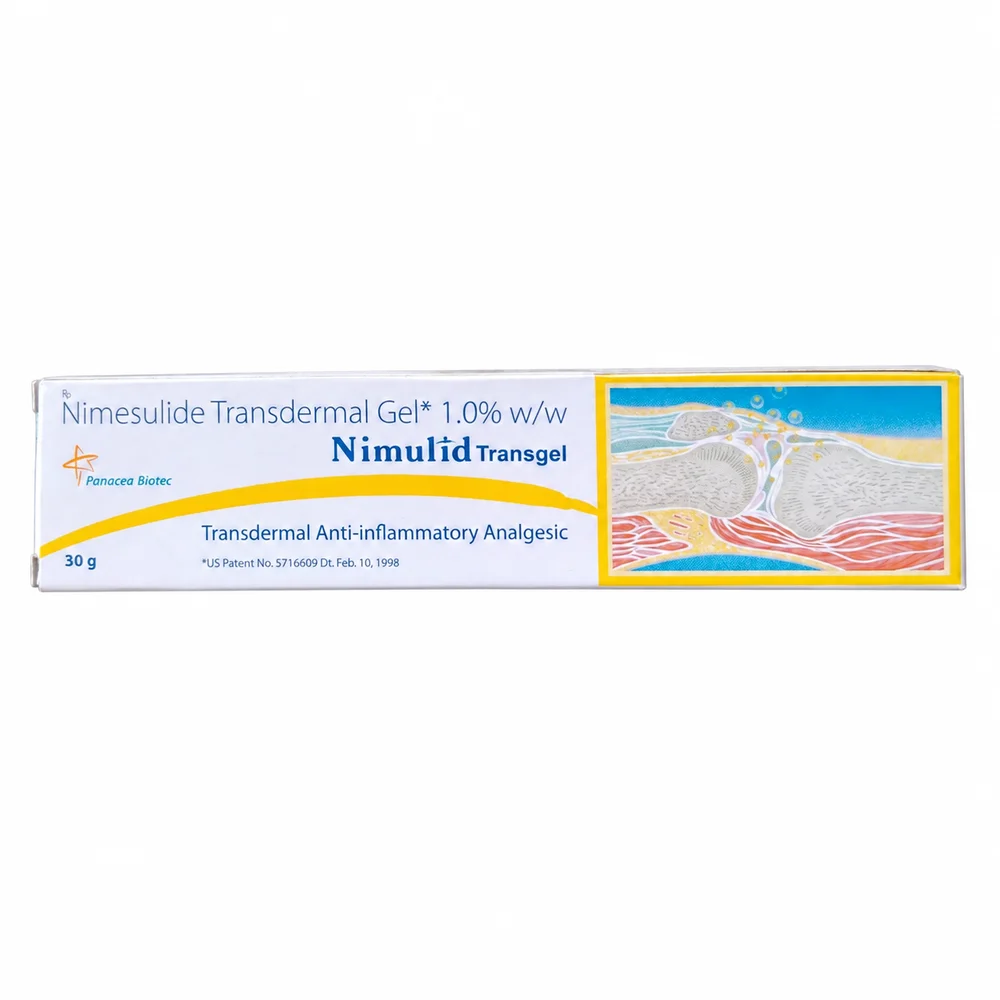 Nimulid Transgel — available at pharmacies in Cambodia on PharmKulen