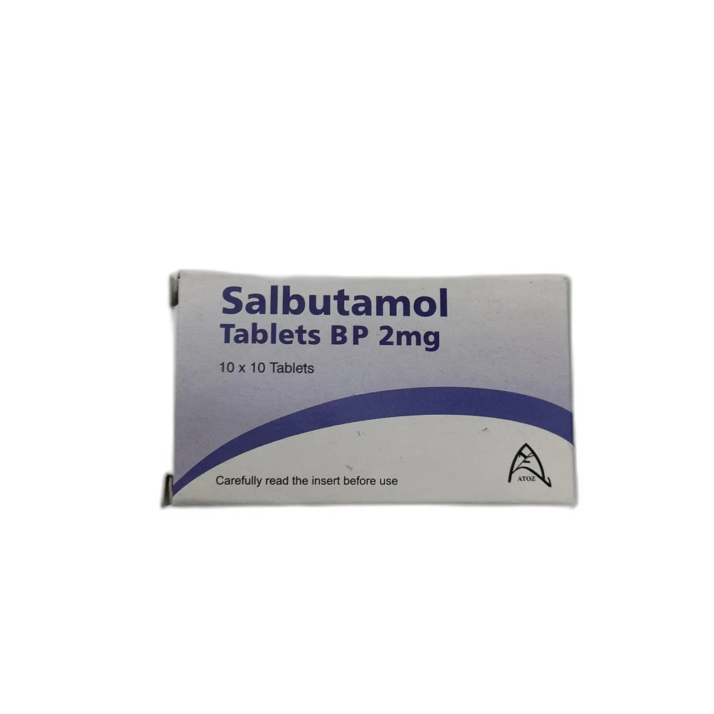 Salbutamol Tablets BP 2mg — available at pharmacies in Cambodia on PharmKulen