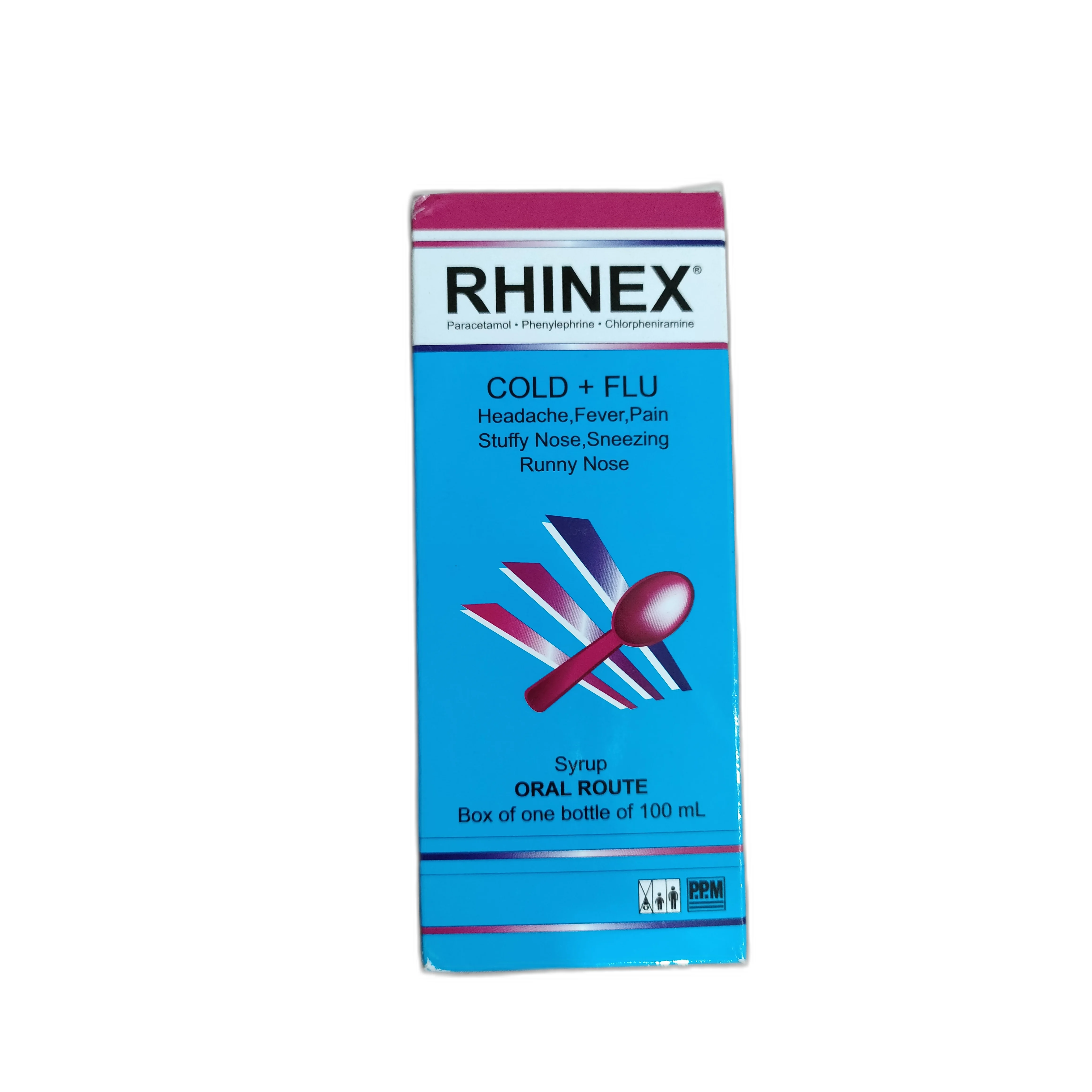 Rhinex — available at pharmacies in Cambodia on PharmKulen