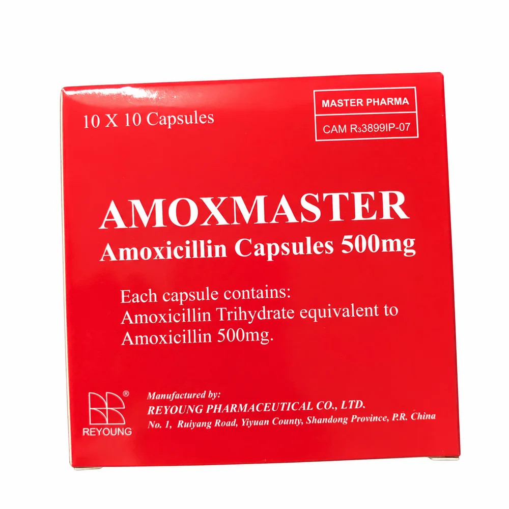 Amoxmaster — available at pharmacies in Cambodia on PharmKulen
