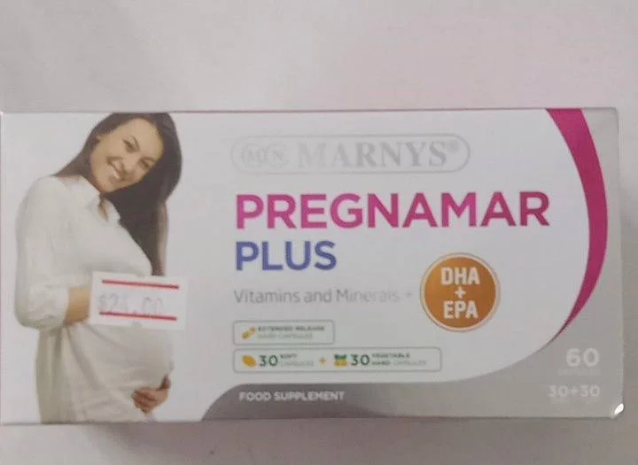 PREGNAMAR PLUS — available at pharmacies in Cambodia on PharmKulen