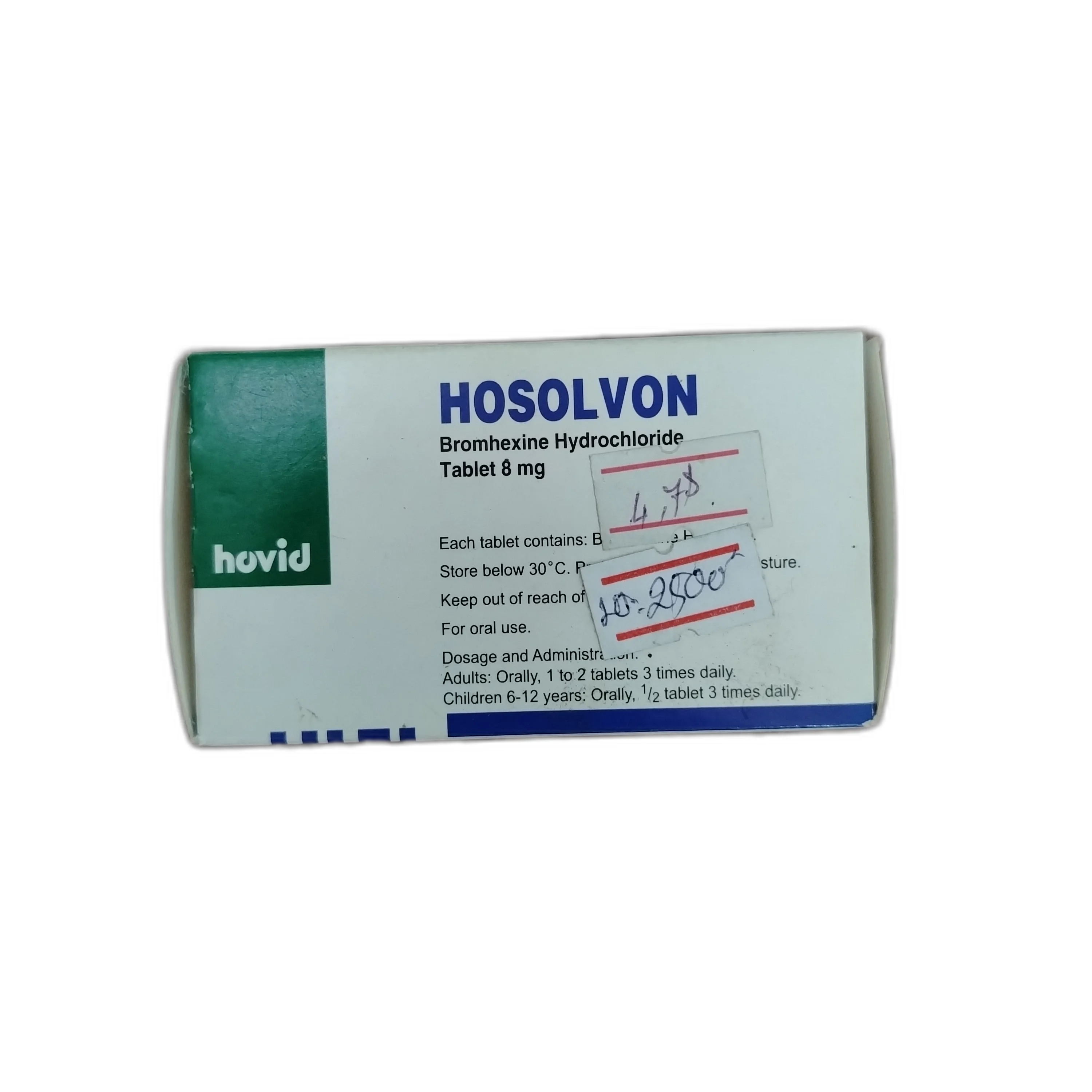 HOSOLVON — available at pharmacies in Cambodia on PharmKulen
