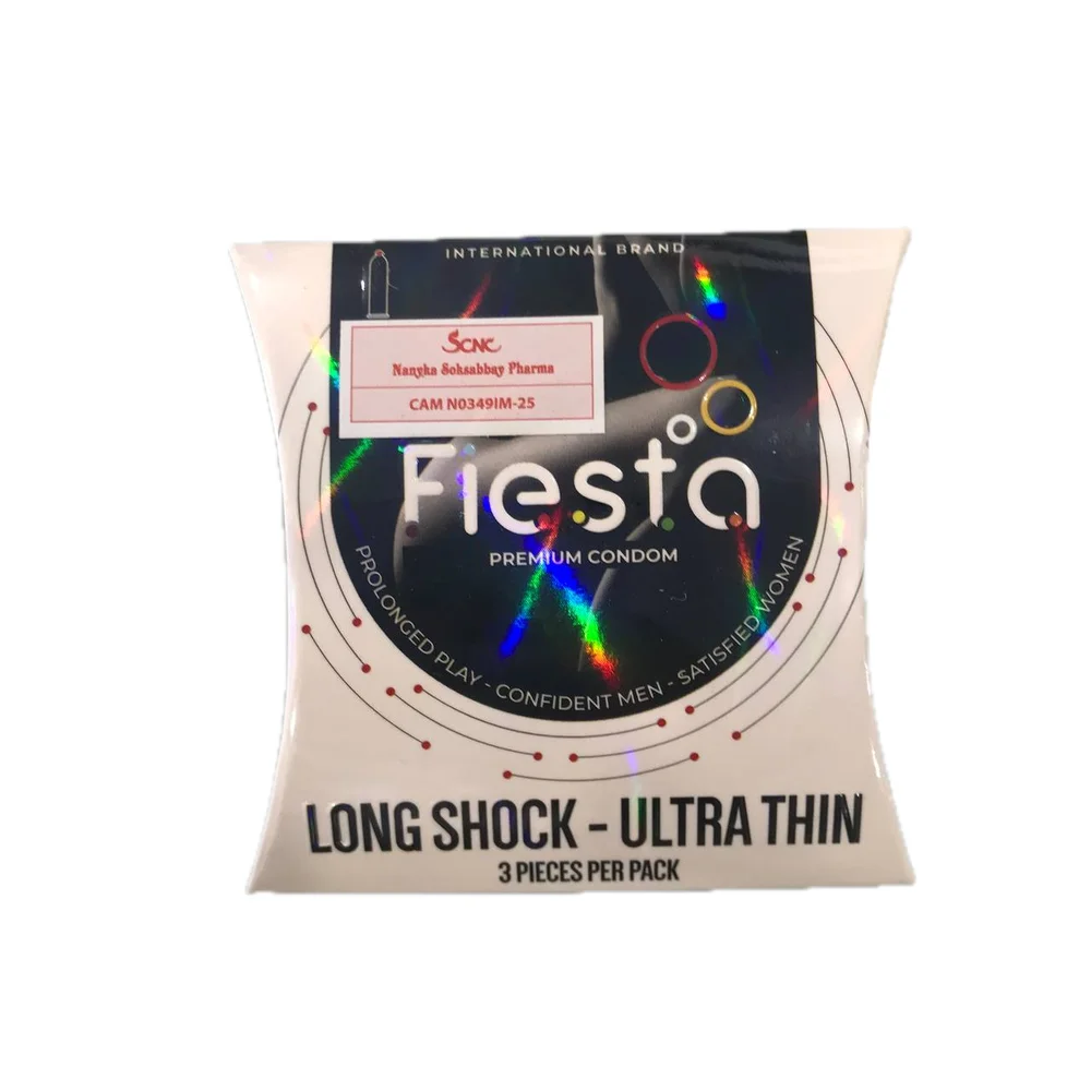 Fiesta Long Shock Ultra Thin — available at pharmacies in Cambodia on PharmKulen