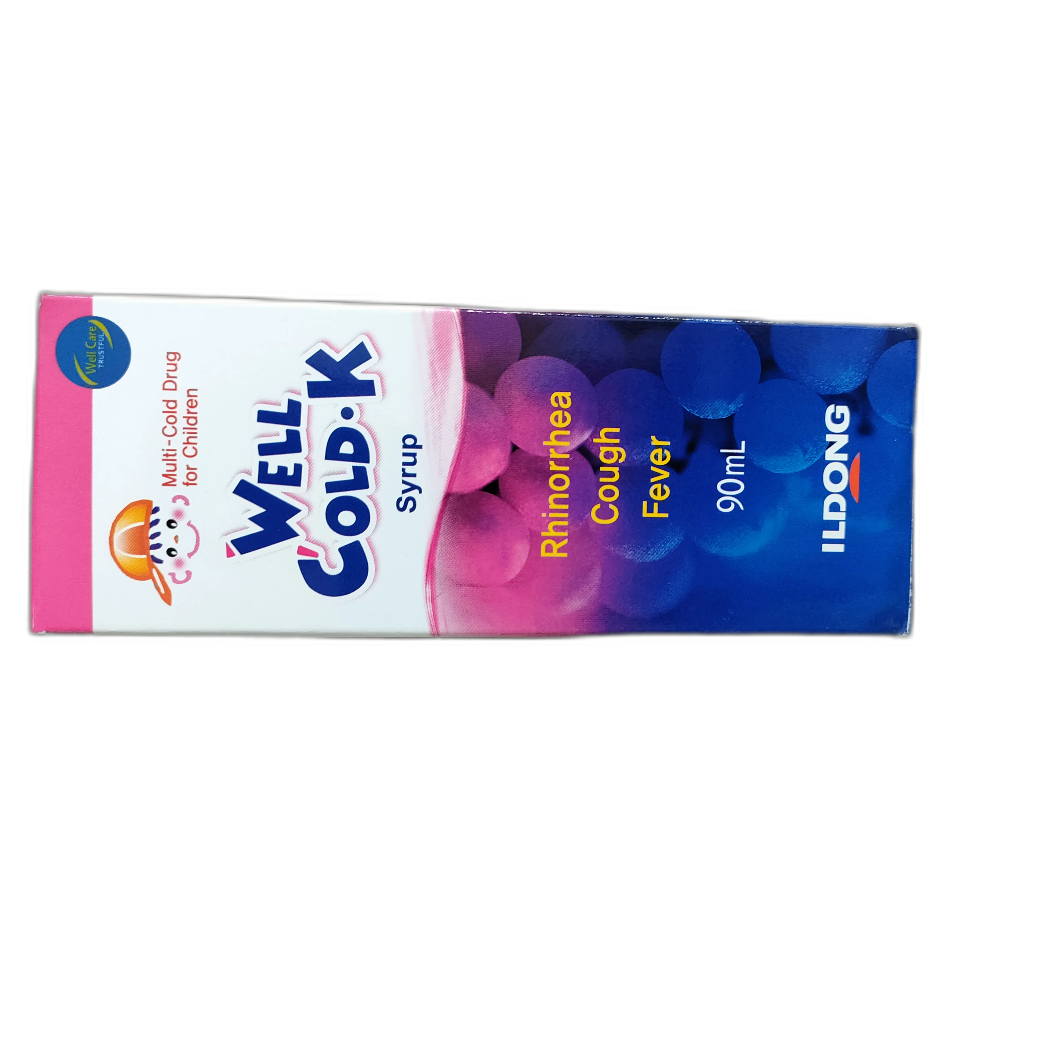 Well Cold-K Syrup — available at pharmacies in Cambodia on PharmKulen