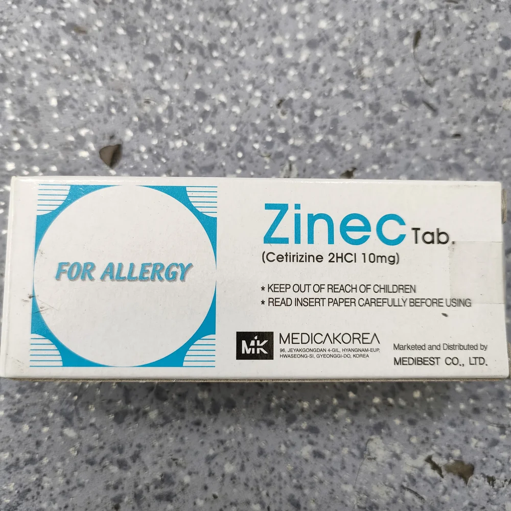 Zinec — available at pharmacies in Cambodia on PharmKulen