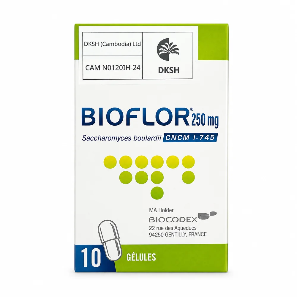 Bioflor — available at pharmacies in Cambodia on PharmKulen