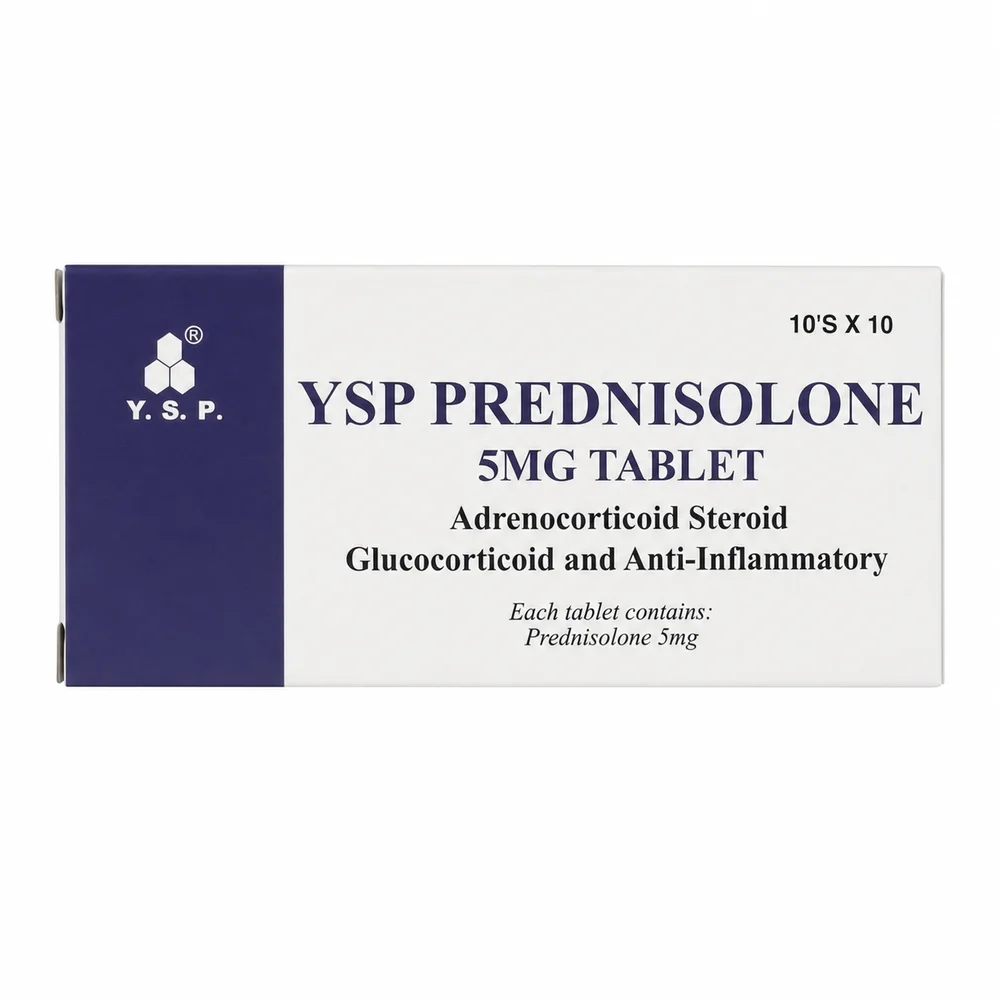 YSP Prednisolone — available at pharmacies in Cambodia on PharmKulen