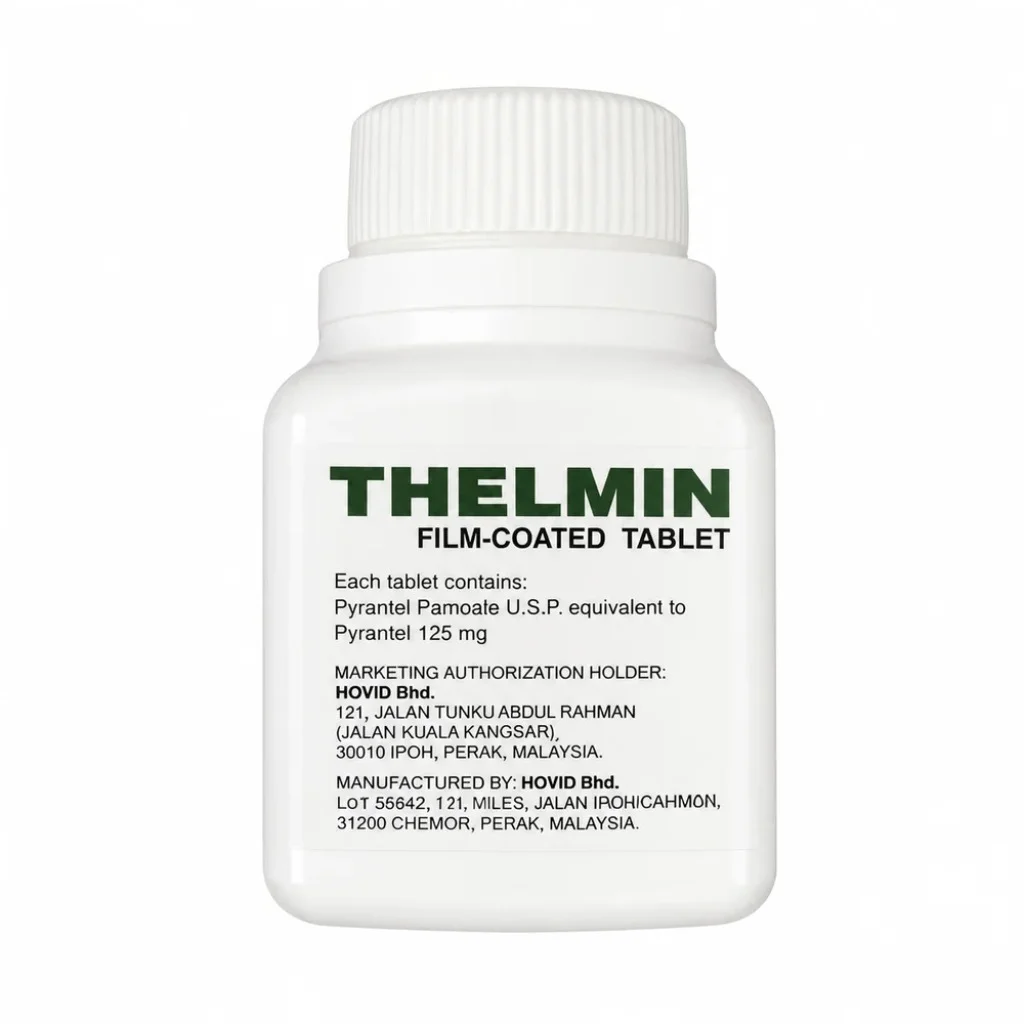 Thelmin — available at pharmacies in Cambodia on PharmKulen