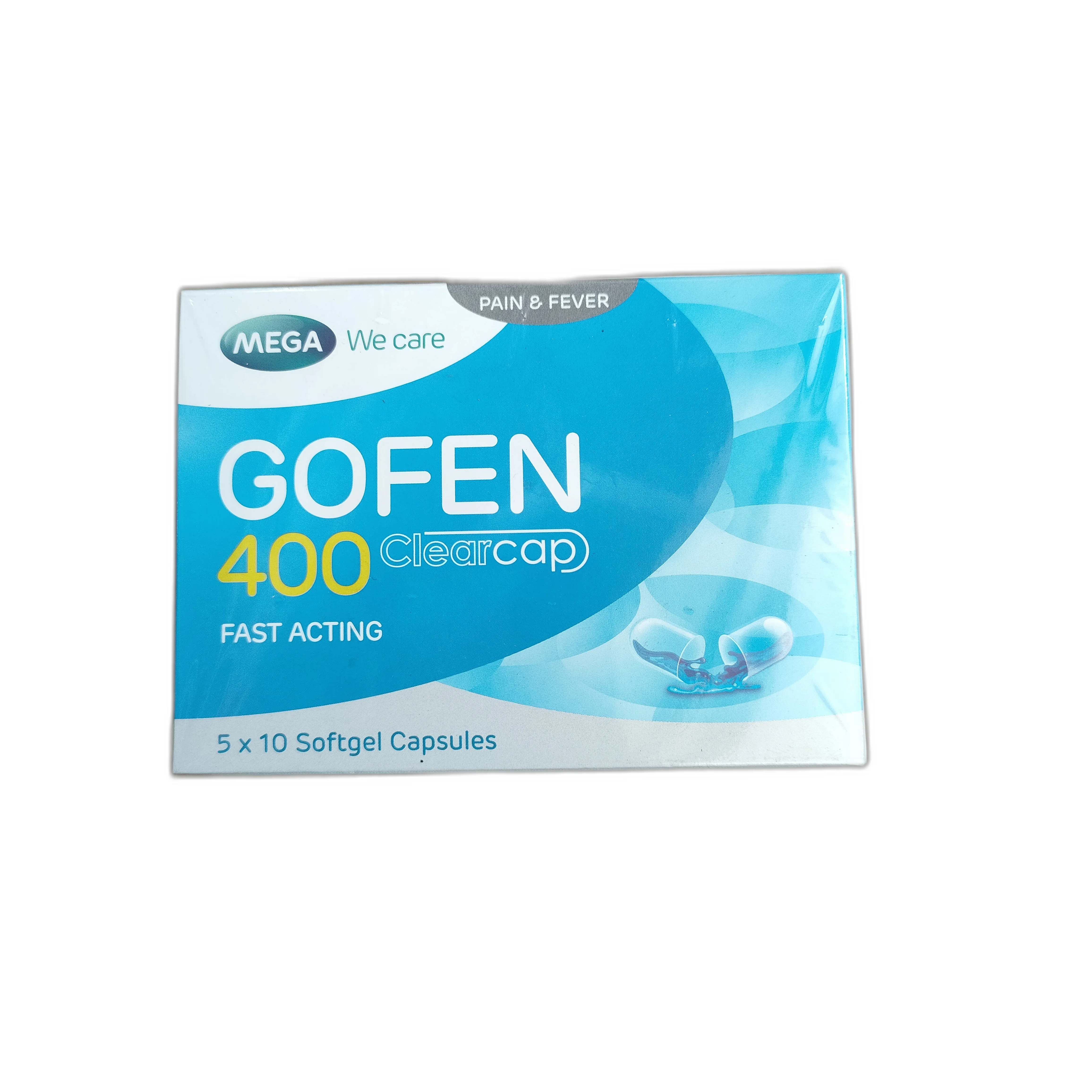 Gofen 400 Clearcap — available at pharmacies in Cambodia on PharmKulen