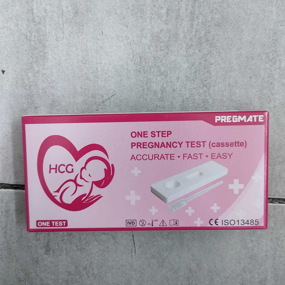 Pregmate One Step Pregnancy Test — available at pharmacies in Cambodia on PharmKulen