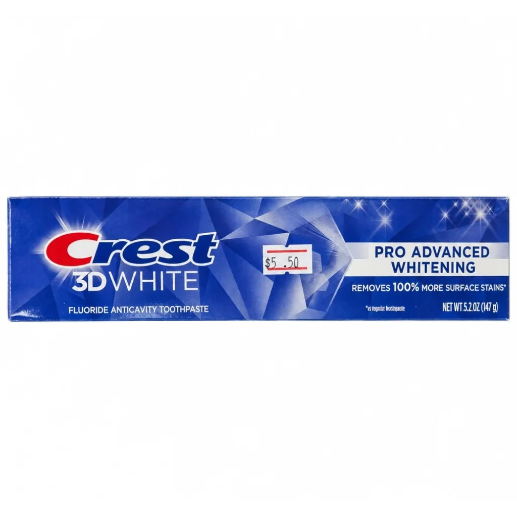 Crest 3D White Pro Advanced Whitening — available at pharmacies in Cambodia on PharmKulen