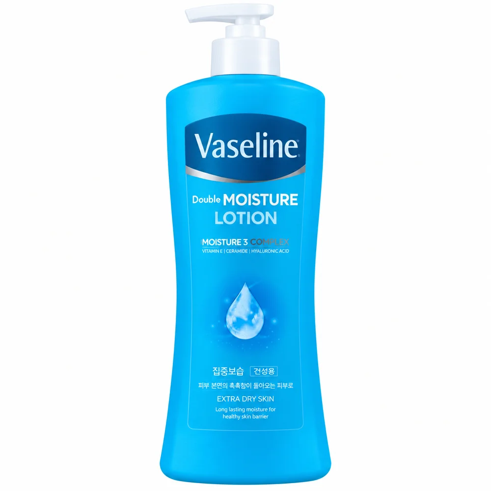 Vaseline Double Moisture Lotion — available at pharmacies in Cambodia on PharmKulen