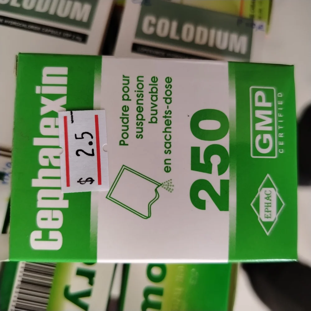 Cephalexin — available at pharmacies in Cambodia on PharmKulen