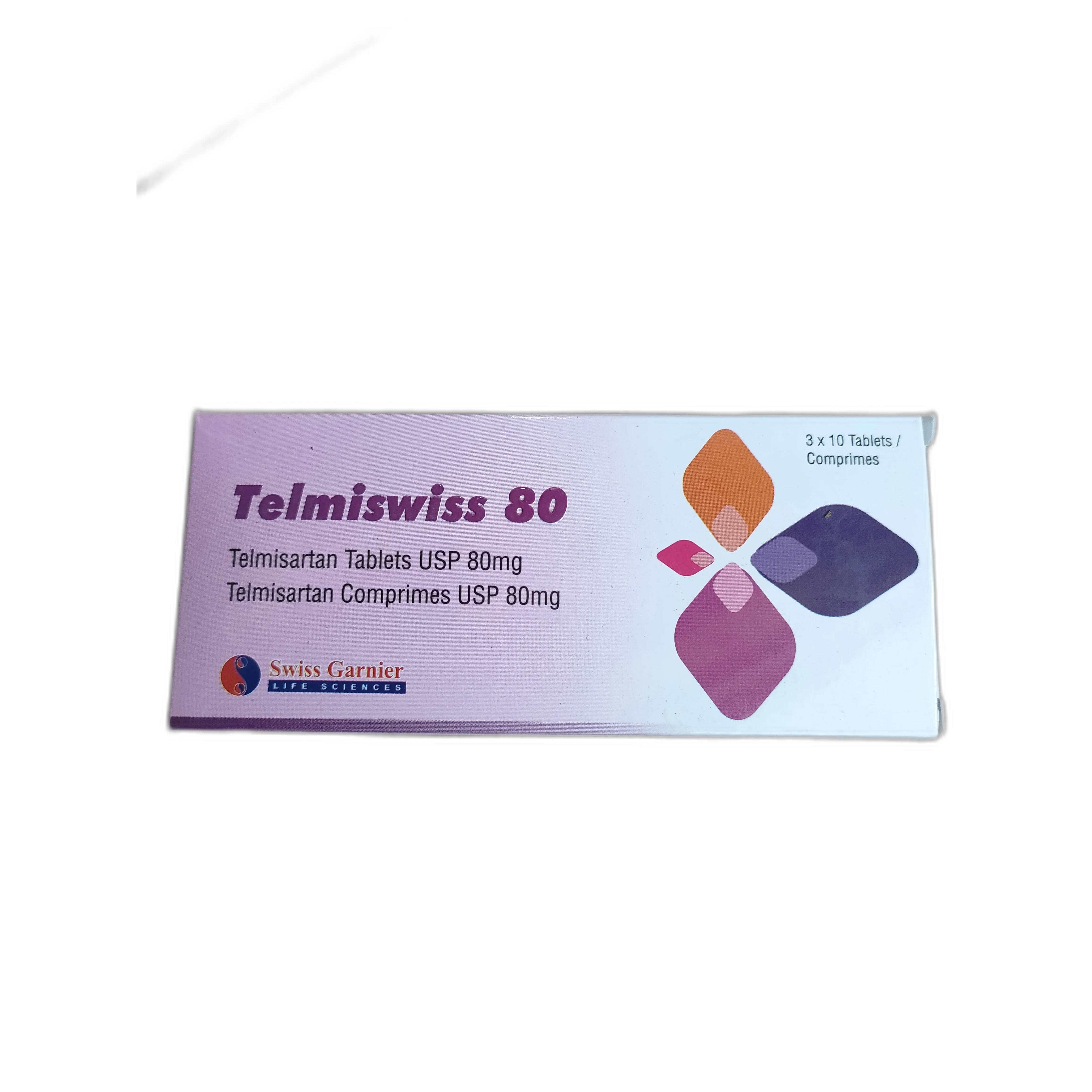 Telmiswiss 80 — available at pharmacies in Cambodia on PharmKulen