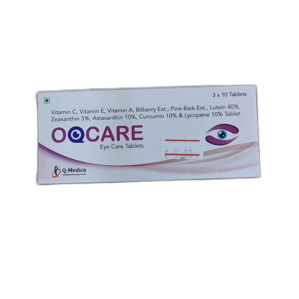 OQCARE Eye Care Tablets — available at pharmacies in Cambodia on PharmKulen