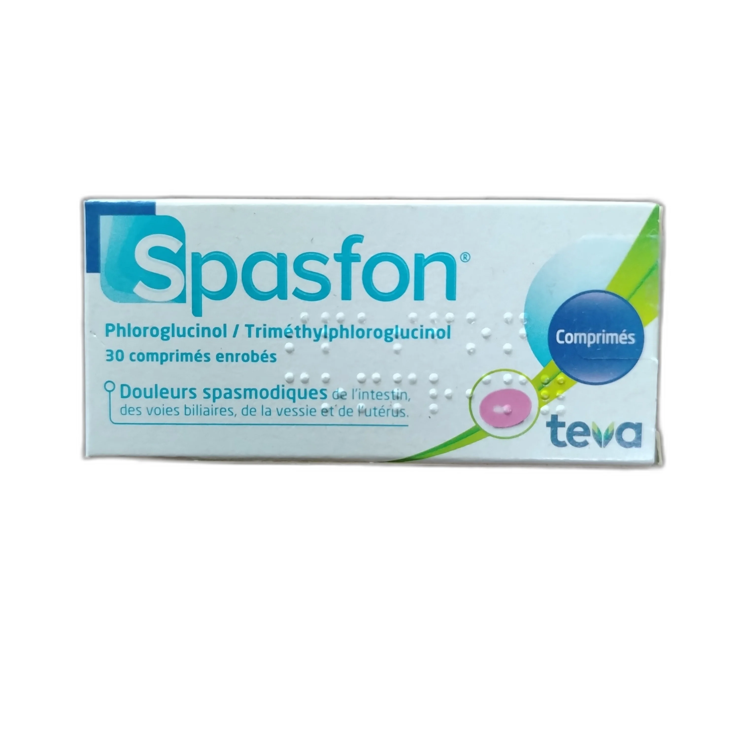 Spasfon — available at pharmacies in Cambodia on PharmKulen