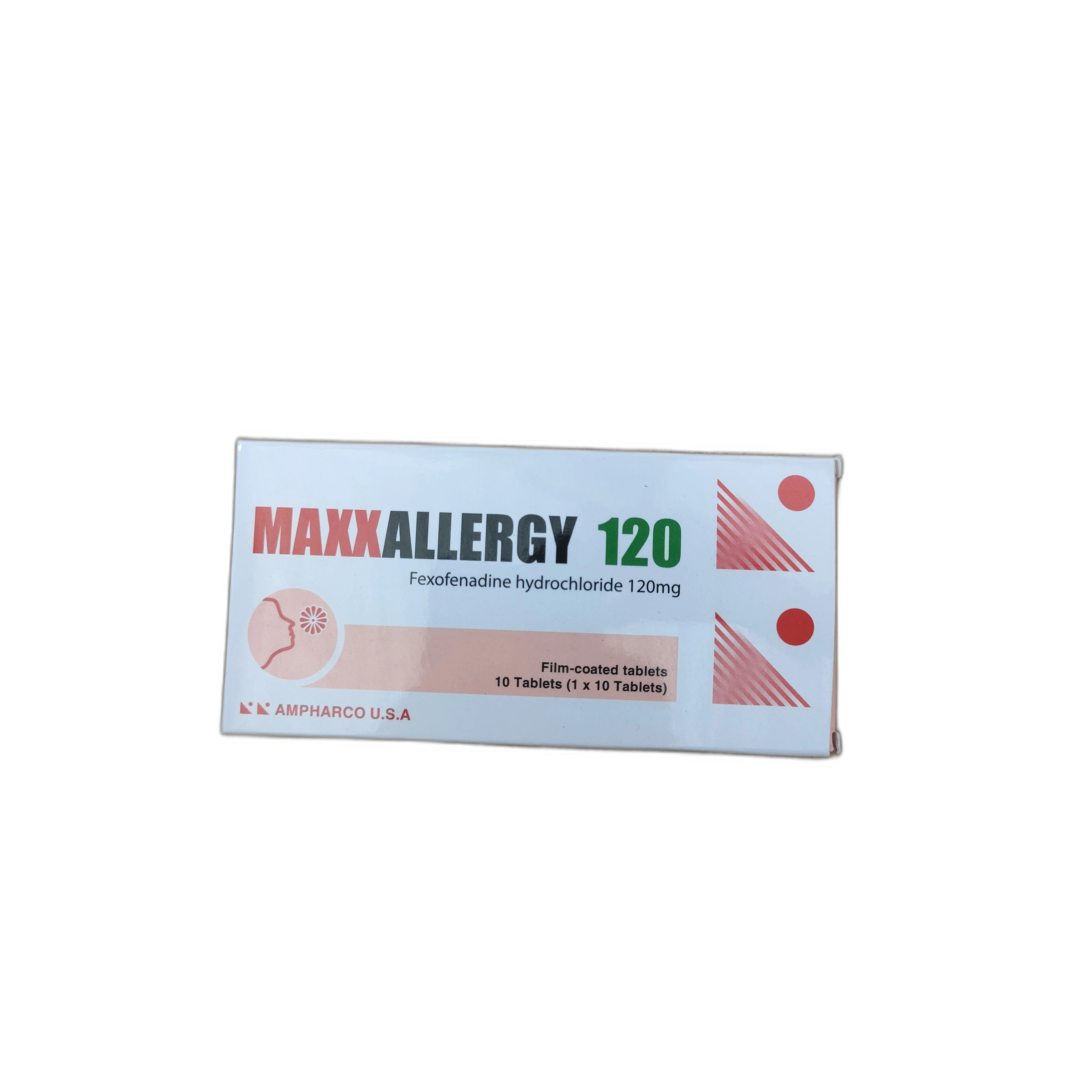 Maxxallergy 120mg — available at pharmacies in Cambodia on PharmKulen