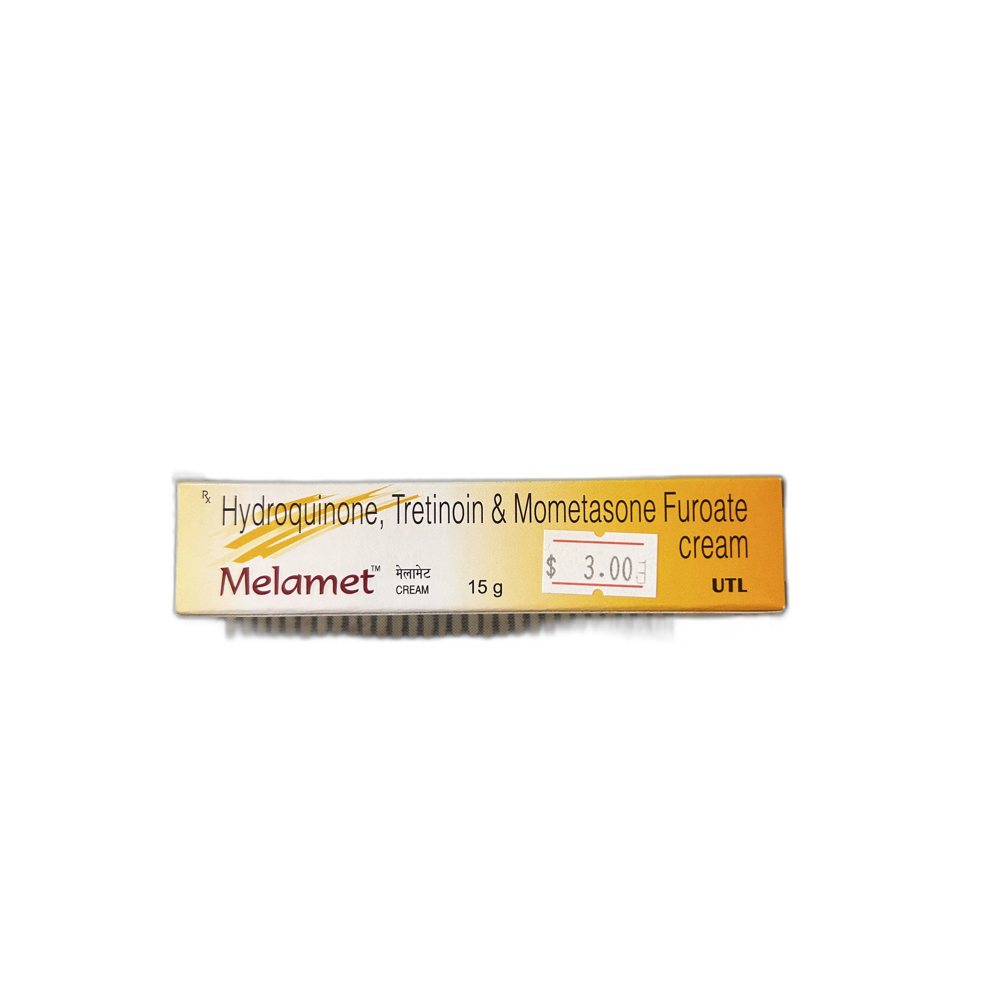 Melamet Cream, a 15-gram — available at pharmacies in Cambodia on PharmKulen