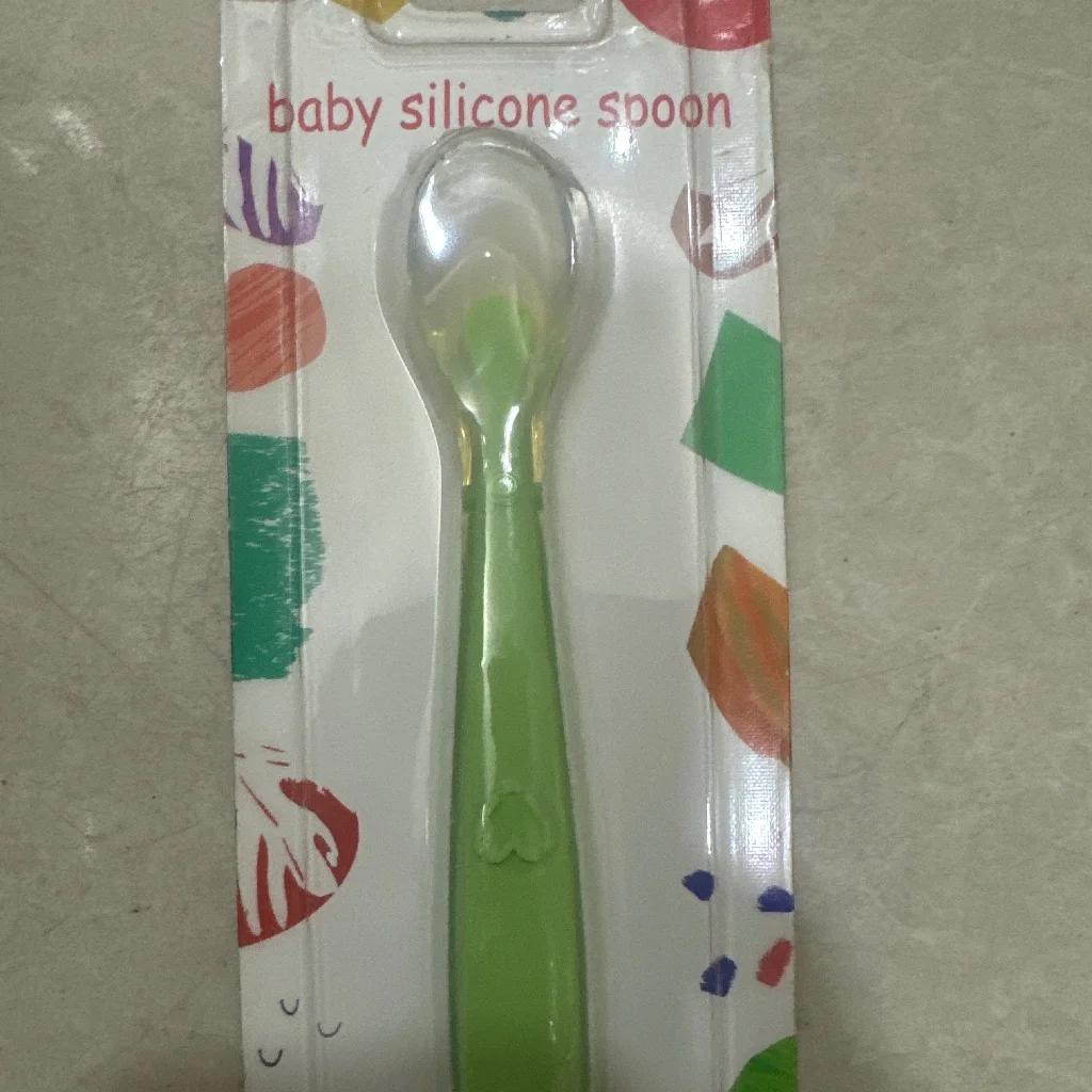 Baby silicone spoon  — available at pharmacies in Cambodia on PharmKulen