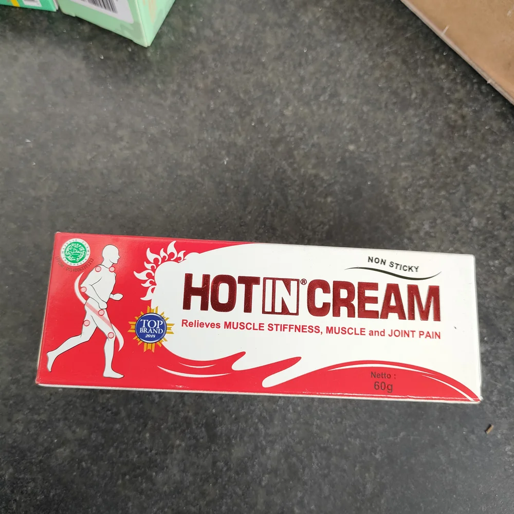 Hot In Cream — available at pharmacies in Cambodia on PharmKulen