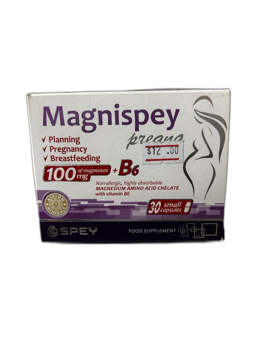 Magnispey Pregna B6 — available at pharmacies in Cambodia on PharmKulen