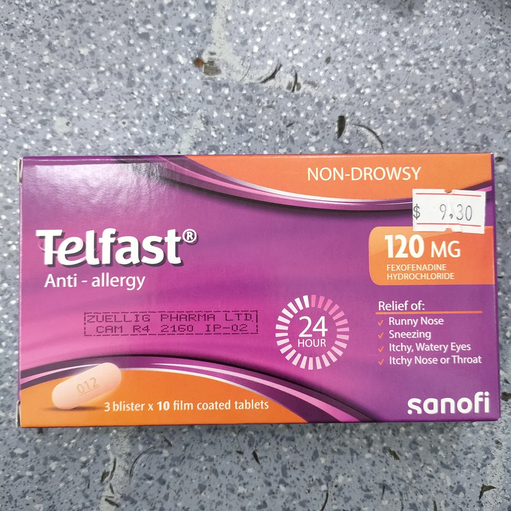 Telfast — available at pharmacies in Cambodia on PharmKulen