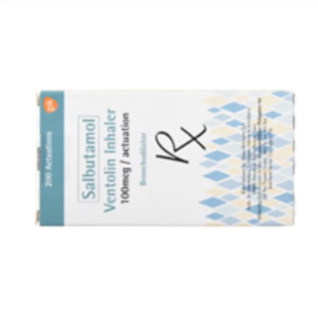 Ventolin 100mcg/Spray Inhaler (Salbutamol) — available at pharmacies in Cambodia on PharmKulen