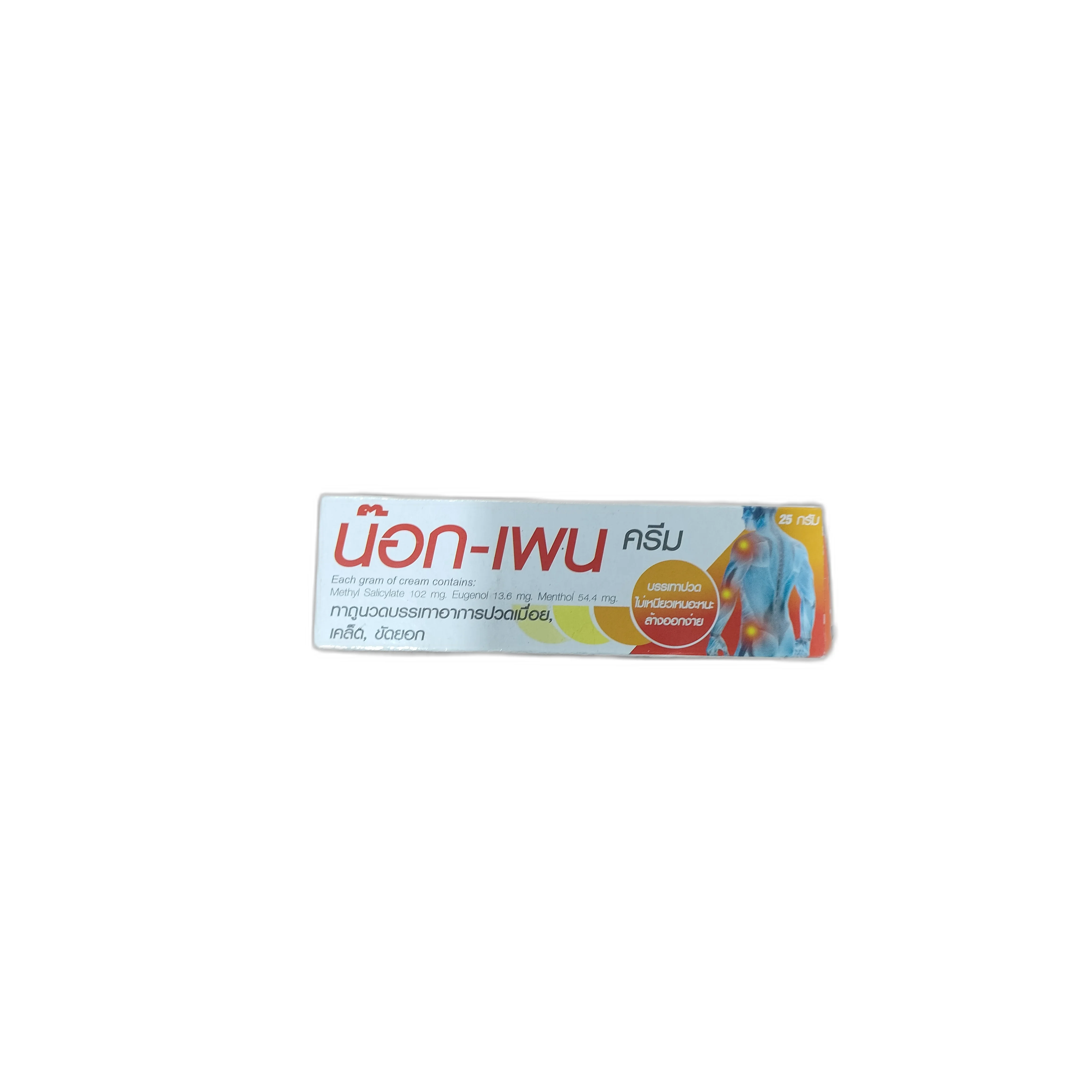 NOX-PAIN — available at pharmacies in Cambodia on PharmKulen