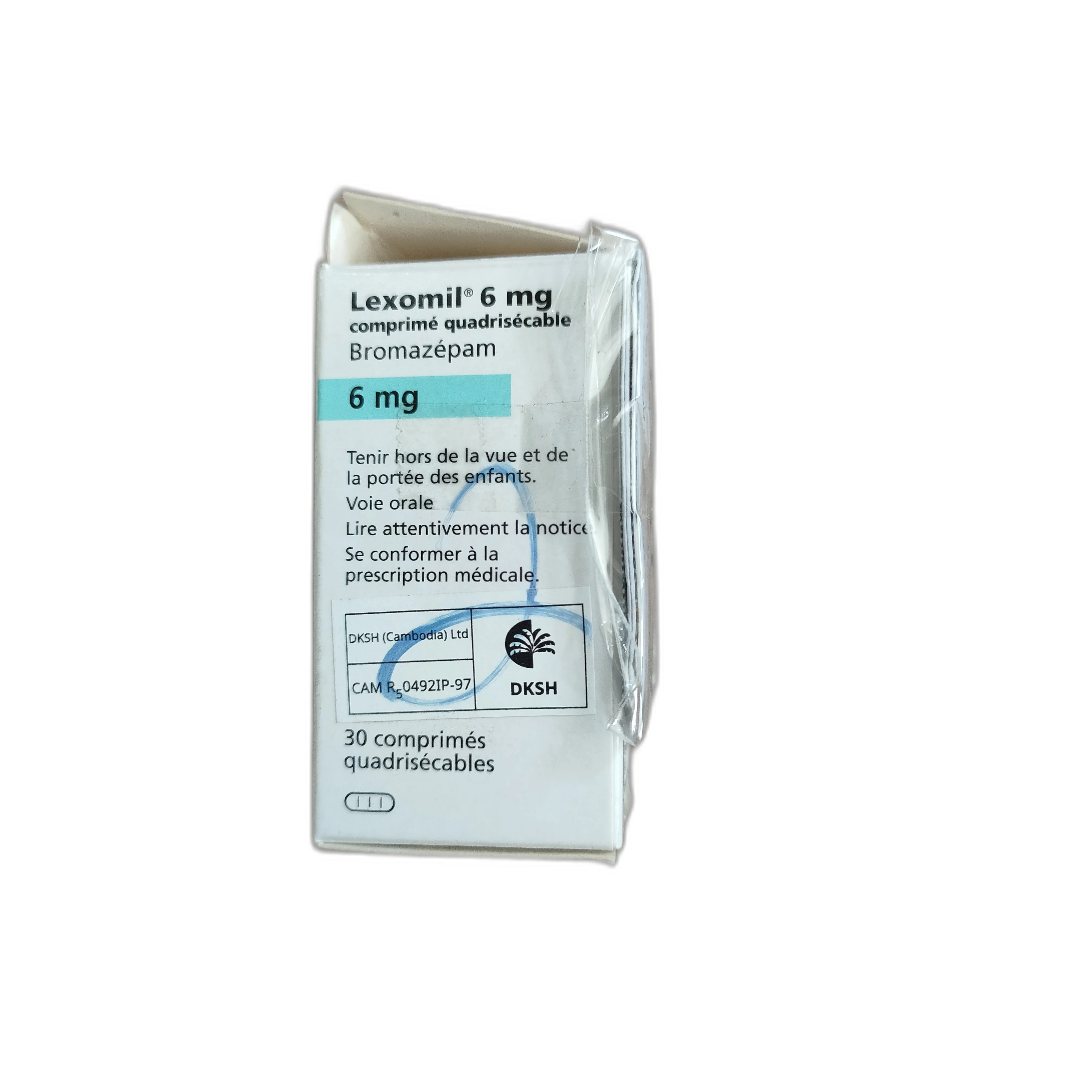 Lexomil — available at pharmacies in Cambodia on PharmKulen