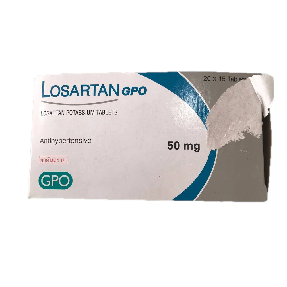 Losartan GPO — available at pharmacies in Cambodia on PharmKulen