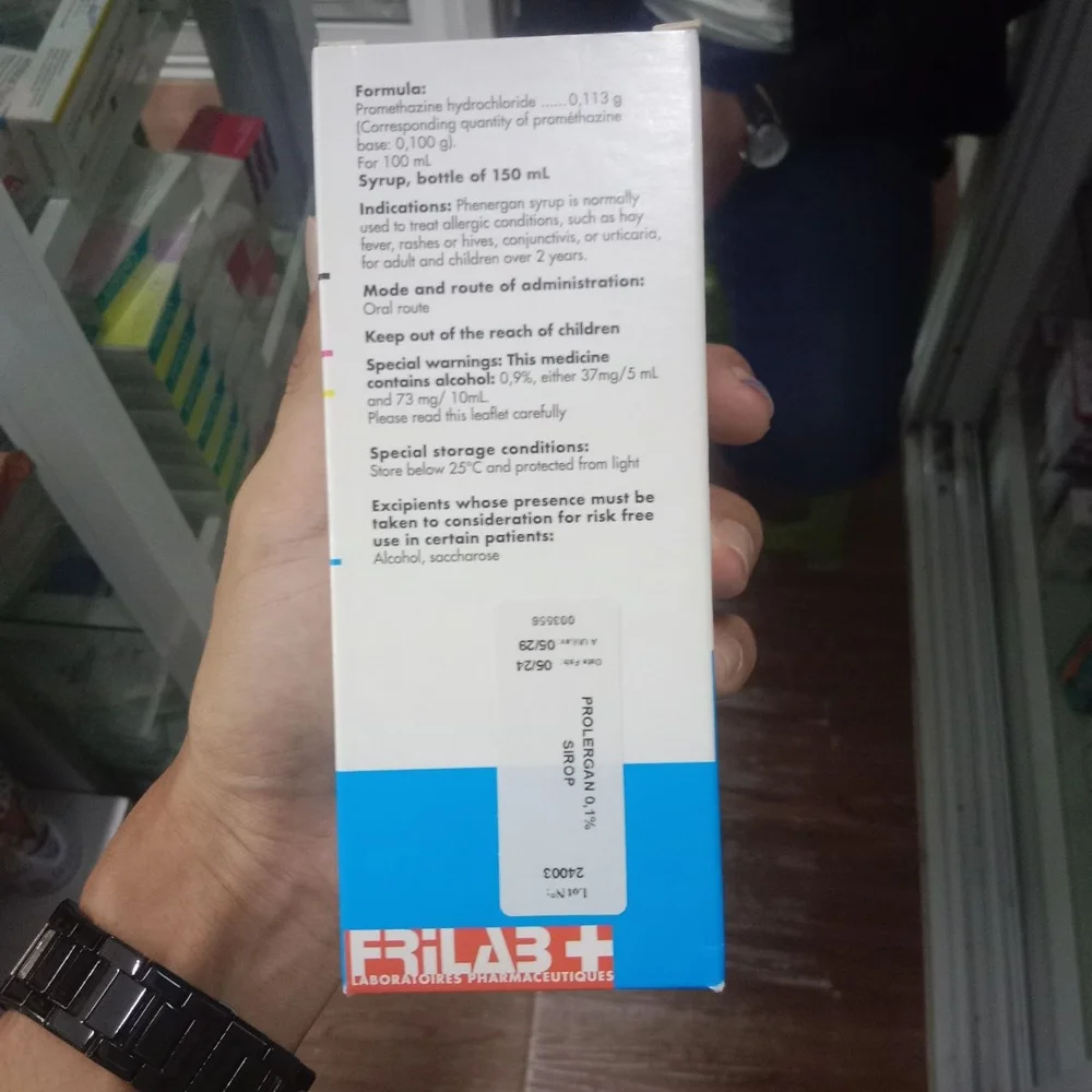 Prolergan Syrup — available at pharmacies in Cambodia on PharmKulen