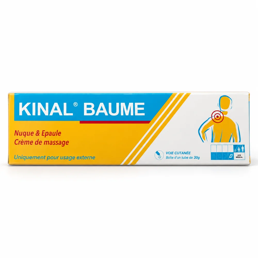 Kinal Baume Neck & Shoulder Massage Cream — available at pharmacies in Cambodia on PharmKulen