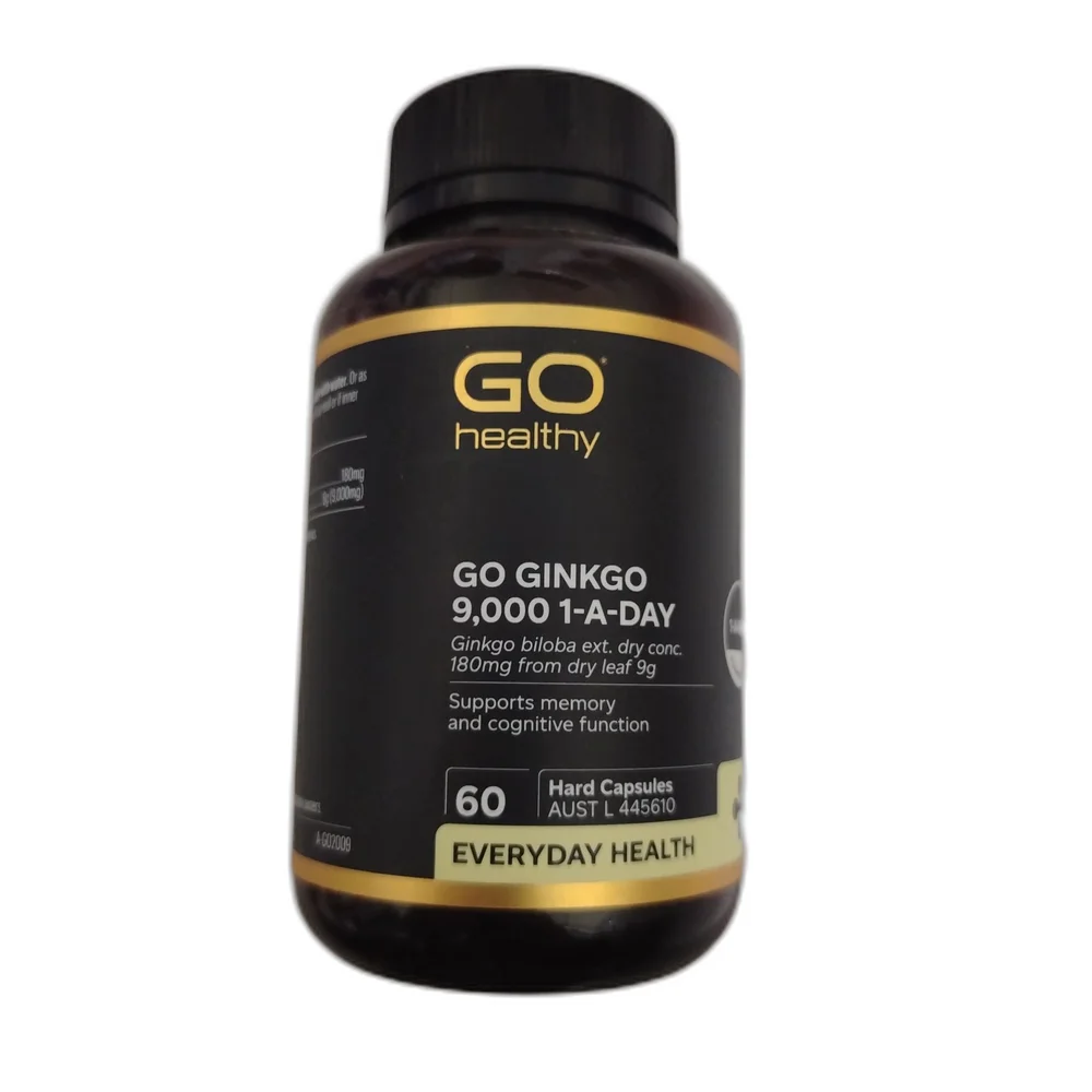 GO Healthy GO Ginkgo 9000 1-A-Day — available at pharmacies in Cambodia on PharmKulen
