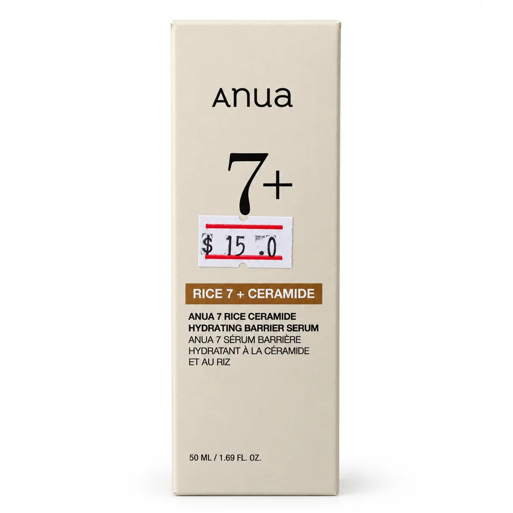 Anua 7 Rice Ceramide Hydrating Barrier Serum — available at pharmacies in Cambodia on PharmKulen